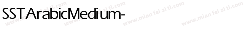 SSTArabic Medium字体转换